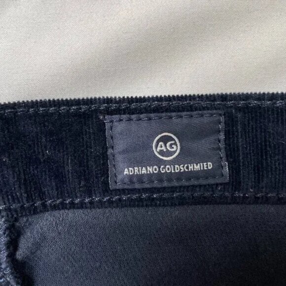 Ag The Stevie Navy Corduroy Ankle Pant Straight Leg Size 32R - Picture 12 of 14